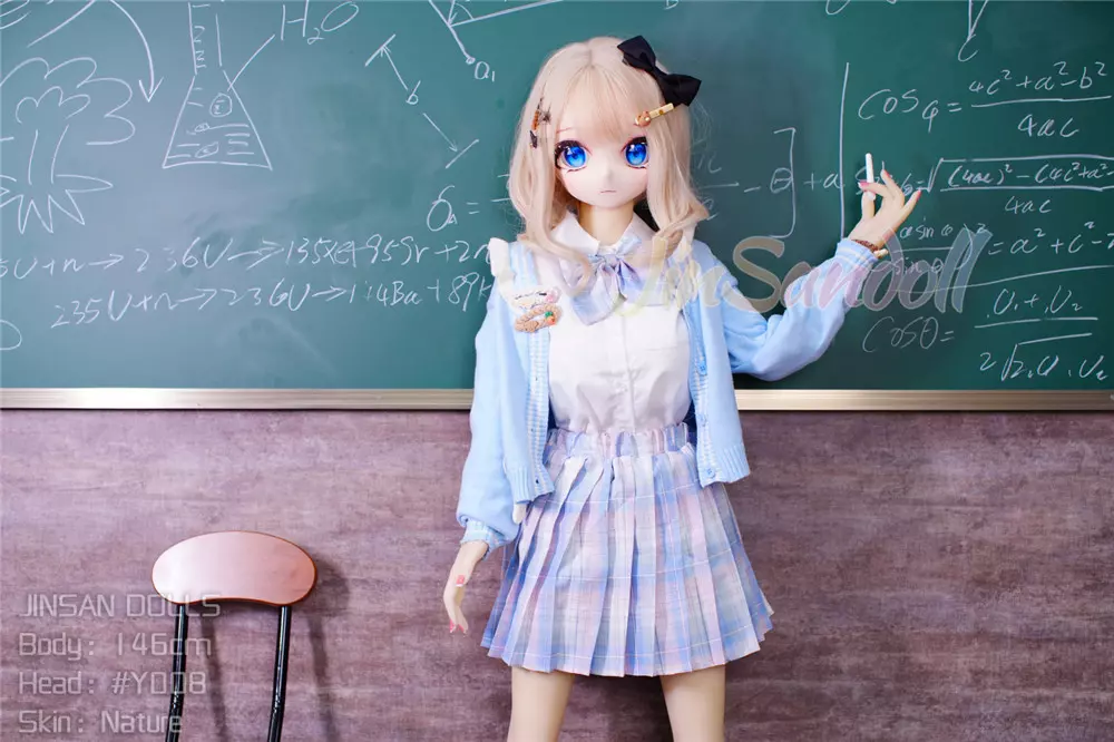 WM S-TPE 146cm Anime TPE Sex Doll with PVC Head #Y008